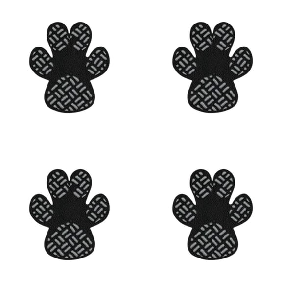 Blateno Anti-Slip Dog Paw Protector Pads, Dog Paw Stickers 1 Sets(4 Pcs) Black, for Pets Senior Dogs with Traction on Hardwood Floor, Non-Slip Dog Grips Dog Shoes Boots Socks Replace