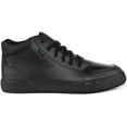 thumbnail image 2 of Kickers Tovni Hi Padded Junior's Lace Up Leather Shoes In Black Size 9, 2 of 6