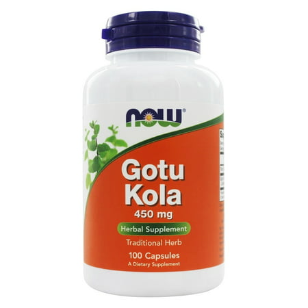 NOW Foods - Gotu Kola 450 mg. - 100 Capsules (Best Gotu Kola Supplement)