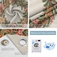 thumbnail image 2 of Fsddascl Christmas Nautical Blackout Curtains for Bedroom/Living Room, Thermal Insulated Kitchen Curtains, Winter Coastal Pine Seahorse Starfish Grommet Darkening Window Treatment Drapes 42"x63"x2, 2 of 6