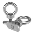 thumbnail image 2 of 10 x M10 304 cáncamos de acero inoxidable - pernos de anillo redondo - cáncamos métricos para fijar y colgar rodillos ER, 2 of 5