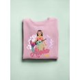 thumbnail image 3 of Aloha Mermaid - Tropical Island Vibes Graphic Women's Sweatshirt, 3 of 4