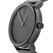 Movado Bold Evolution Grey Dial Grey Ion-Plated Steel Mens Watch 3600796