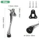 thumbnail image 3 of Uxcell 1-Pack Topes de Puerta, Tope de Puerta de Caída de Aleación de Aluminio de 6 Pulgadas con Altura Ajustable [Tono Plateado], 3 of 7