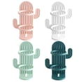 thumbnail image 3 of Soporte para cepillo de dientes eléctrico montado en la pared, 4 Uds., soporte para cepillo de dientes con forma de Cactus encantador, soporte para cepillo de dientes sin perforaciones, 3 of 5