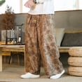 thumbnail image 2 of Vedolay Men Pants Casual Mens Joggers Pants Trousers Multi Pockets Sweatpants,Coffee L, 2 of 4