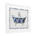 thumbnail image 4 of Vintage Chinoiserie Bathtub White Framed Print Under Glass, design by Lettered and Lined, 4 of 10