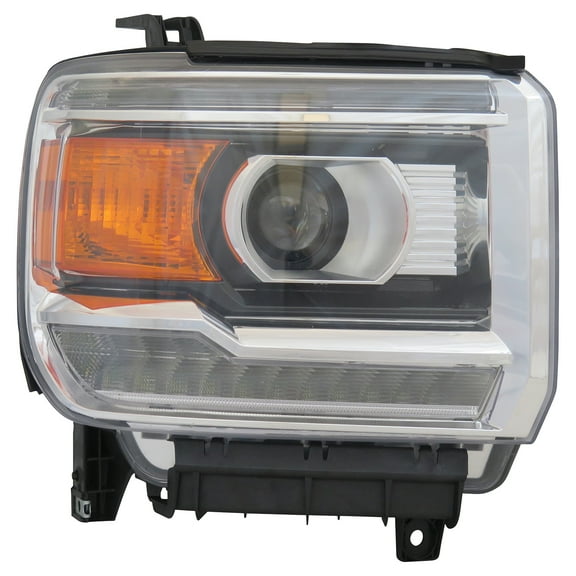 KAI New CAPA Certified Standard Replacement Passenger Side Headlight Assembly, Fits 2014-2015 GMC Sierra 1500