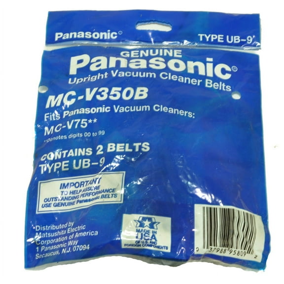 Panasonic UB-9 Vacuum Cleaner Belts