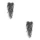 thumbnail image 4 of Ounissouiy Planta colgante ecológica de 2 piezas con mantenimiento de bajo costo, cualquier espacio, planta colgante falsa, planta falsa en blanco y negro 2 2Conjunto, 4 of 6