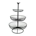 thumbnail image 3 of Soporte de cesta de alambre Macarena para frutas y verduras 3 capas 48cm Pájaro negro, 3 of 8