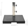 thumbnail image 2 of vidaXL Parasol Base Granite 44.1 lb Square Black, 2 of 7