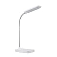 thumbnail image 1 of Globe Electric White and Chrome Integrated LED Desk Lamp, Minimalist Style, 1 of 7