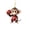 C, variant on Christmas Hanging Decoration Monkey Ornament with Rope Loop Xmas Tree Pendant for Party Table Holiday Branches Parcel Wrapping