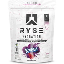 RYSE Hydration Electrolyte Powder Packets - Kool-Aid Grape - 16 Servings