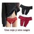thumbnail image 2 of 2pcs Ligeros Sensuales Calzones Encaje Ropa Interior Grande, 2 of 8