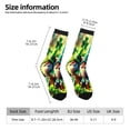 thumbnail image 2 of Lukts St. Patrick's Day USA Flag Pattern Womens Crew Soft Moisture-wicking Socks,Moisture Control Crew Socks,Mid Calf Socks, 2 of 6