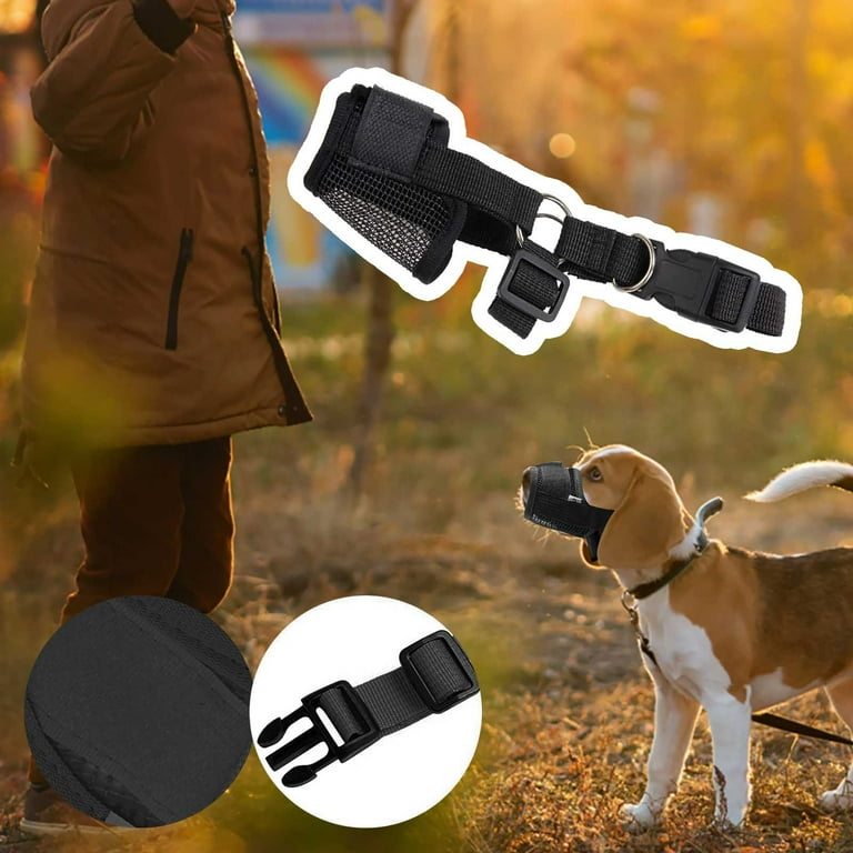 Weerihhol Pet Supplies plus Card Soft Breathable Muzzle For Small Medium And Large Dogs Nylon Adjustable Dog Muzzle To Biting Suitable For Grooming And Nail Trimming Walmart