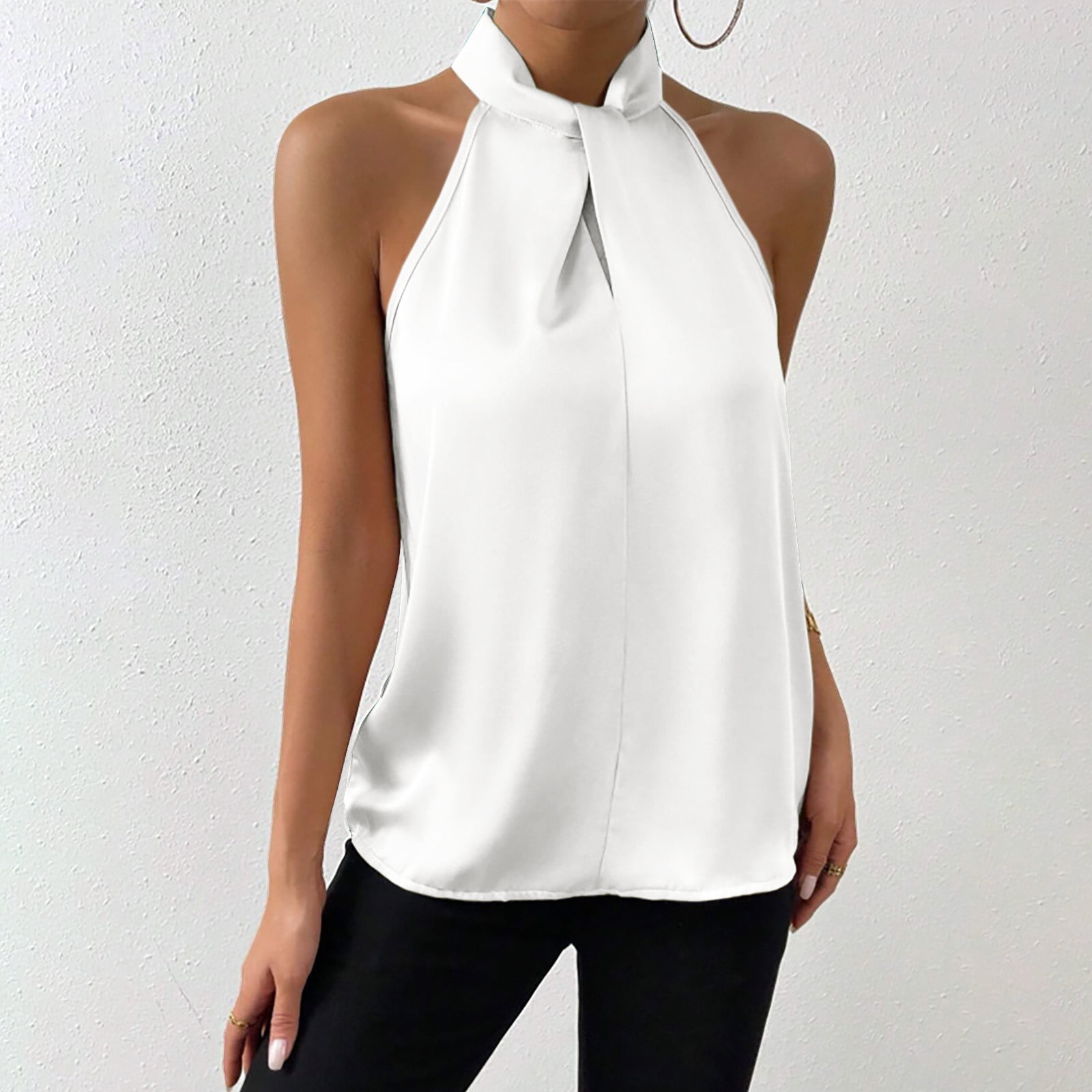売れ筋商品|||カルバンクライン カットソー トップス レディース Women's Printed Keyhole-Neck Sleeveless Blouse Light Sky Multi Calvin Klein Women's Pleated-Neck Sleeveless Top - Macy's