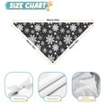 thumbnail image 6 of Dog Bandana 1 Pack,Black Christmas Snowflake Pattern Bandanas for Dogs,Cat Bandana,Small/ Large Dog Bandana 2 Size,Dog Bandanas Girl Boy, 6 of 6