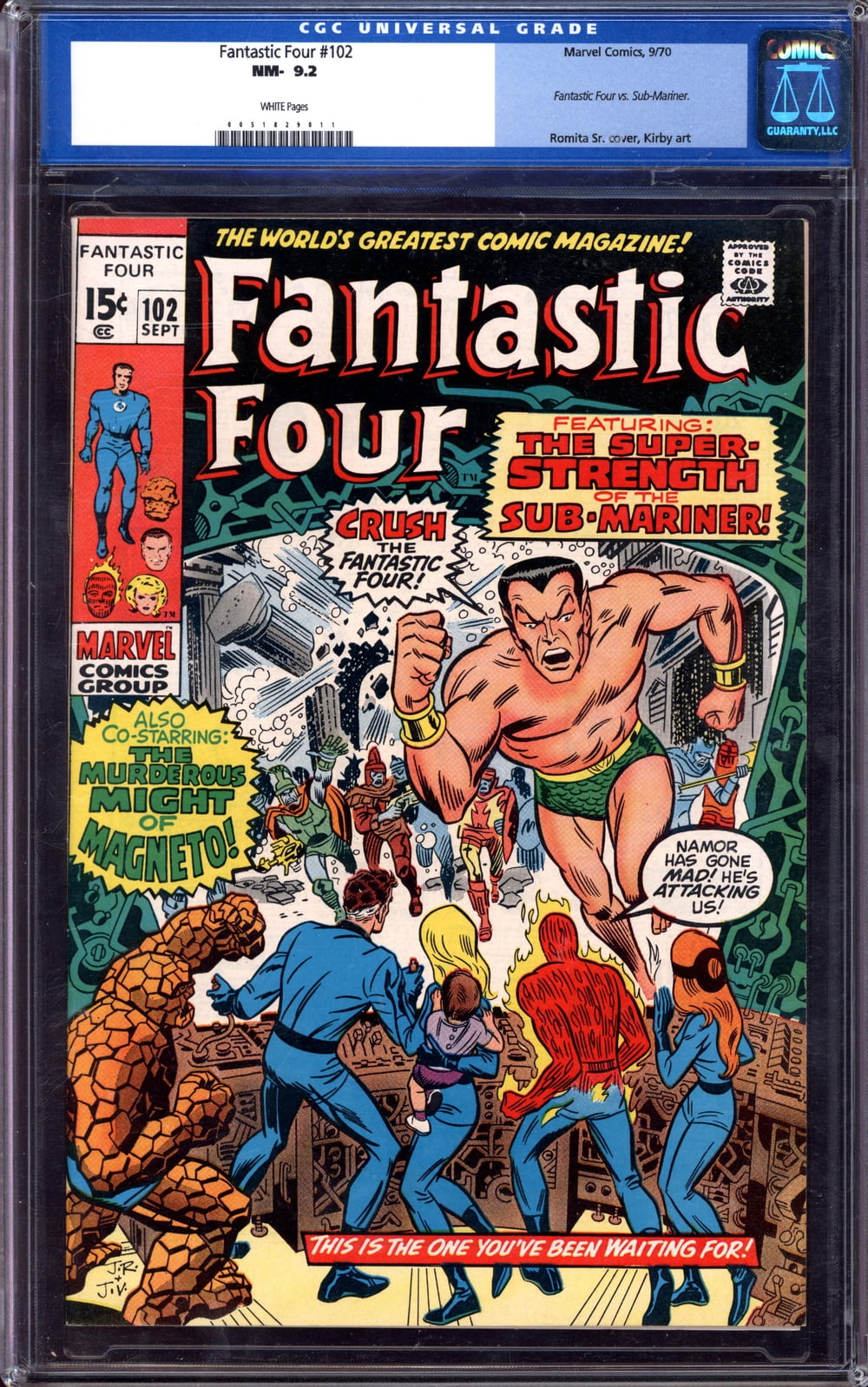 Cover of Fantastic Four #102