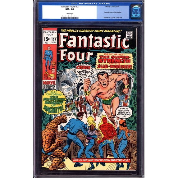 Fantastic Four #102 - CGC 9.2 Comic Book