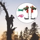 thumbnail image 4 of de para árboles de material acero Al Carbono para , Escalada en Roca, Camping - 2 engranajes Yotijar Espiga trepadora de árboles, 4 of 10