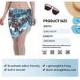 thumbnail image 7 of Bingfone Football Time Women's Sarong Swimsuit Cover Ups Bathing Suit Coverups Chiffon Beach Wrap Skirts, 7 of 7