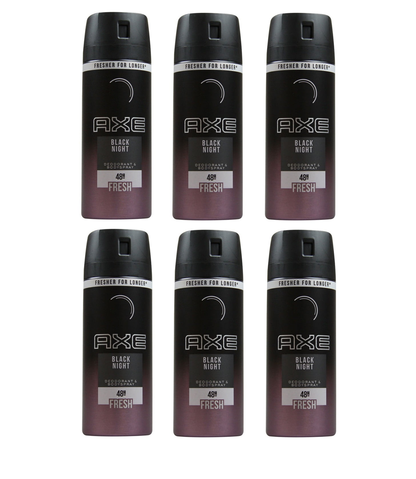 Axe Mens Deodorant, Body Spray, Black Fragrance, 150ml, 6Pack Walmart.com