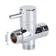 thumbnail image 4 of Bearachild Accesorios de baño, válvula desviadora de agua de 3 vías, adaptador en forma de T, conector desviador de ducha, grifo separador de Juegos de accesorios de baño, 4 of 6