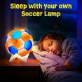 thumbnail image 4 of Soccer Ball Lamp Painting Kit, DIY 3D Soccer Night Light with Stickers & Wooden Stand, Arts & Crafts Kit for Kids, Christmas Birthday Toys Gift for Boys and Girls, 4 of 8