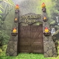 thumbnail image 3 of Dinosaur Park Gate con figuras de dinosaurios Tyrannosaurus para niños, 3 of 9