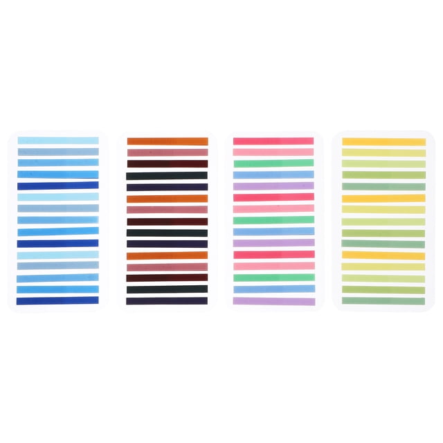 SHISUYAN 4 Ensembles d'Onglets d'Index Collants Marqueurs de Pages Notes Onglets Écrits Repositionnables Drapeaux de Livre Bande d'Onglets pour Marquage de Pages Classer Fichier
