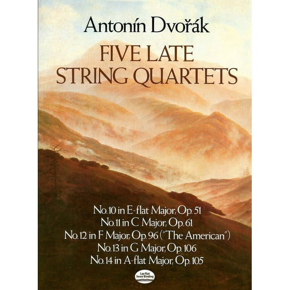Dover Chamber Music Scores Five Late String Quartets, (Paperback)