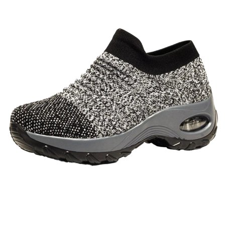 

Flexible Orthopedic Shoe Elegant Elastic Slip-on Flat Shoes for Women Mesh Upper Breathable Sneakers