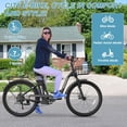 thumbnail image 3 of ABORON Electric Bike for Adults with 700W Peak Motor, City Commuter Women Cruiser Ebike, 7-Speed Adult Electric Bicycles with 48V Lithium Battery , 24''/26'' Tires, 3 of 11