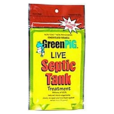GreenPig 52 Septic Tank Treatment, Concentrated, 4 oz