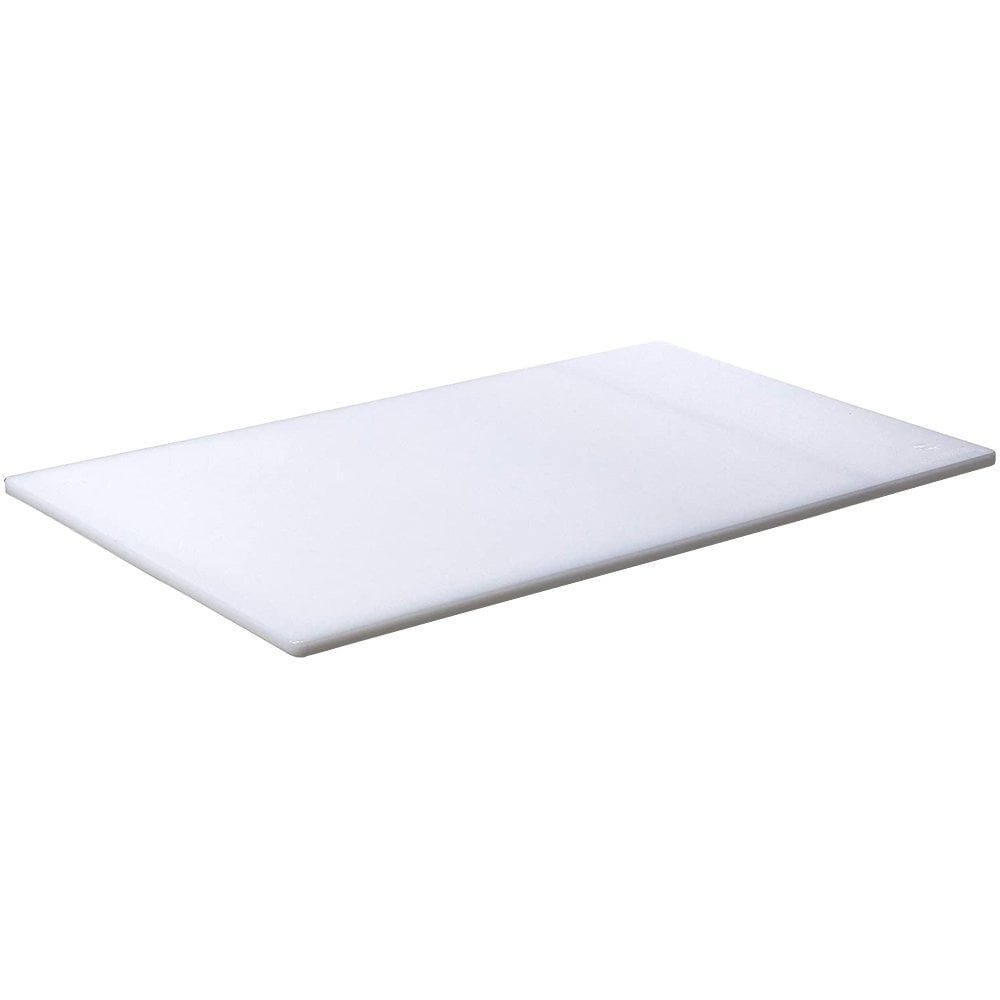 Plastic Cutting Board 15x20 3/4" Thick White, NSF Approved Commercial Use