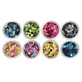thumbnail image 2 of CIMAXIC Manicure Shining Pieces 1 Set of Manicure Round Shining Pieces Mixed Colorful Shining Pieces for Home Store (12 Kinds of Color),0.98"X0.98"X0.51", 2 of 4