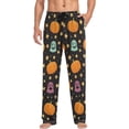 thumbnail image 4 of Happy Halloween Stars Ghost Pajama Pants, Men's Lounge Pants Light with Drawstring and Pockets, Christmas New Year Birthday Father's Day Gifts, X-Large, 4 of 7