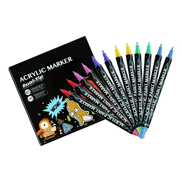 TIELUTT 12 Colors Markers Pens Markers Drawing Crafts Art Supplies For Girls Boys Teens Birthday Christmas Stocking Stuffers Small Agenda Pens Ink for Pen Ballpoint Gel Pens Colors B2p Pens Wooden Pe