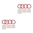 thumbnail image 1 of Anillo de talón exterior Vogacara 10 piezas para Llanta RC 1:10 TRX4 SCX10 90046 D90 Rojo, 1 of 5