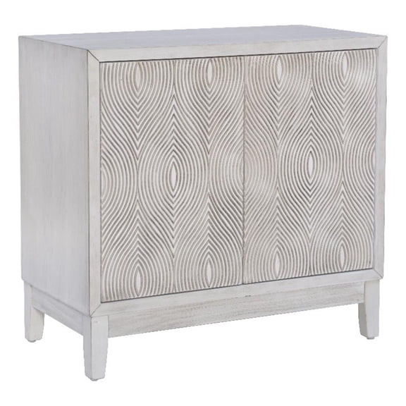 Linon Jennison Accent Cabinet in Antique White