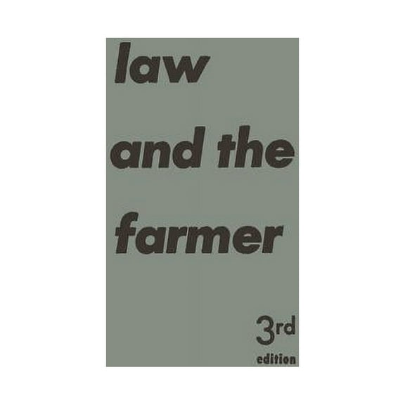 Law and the Farmer, (Paperback)