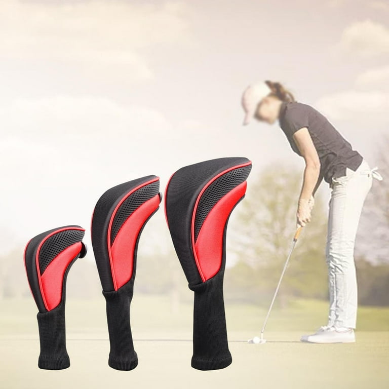 Golf Woods Hybrid HeadCovers, For Driver Fairway Putter Clubs Iron