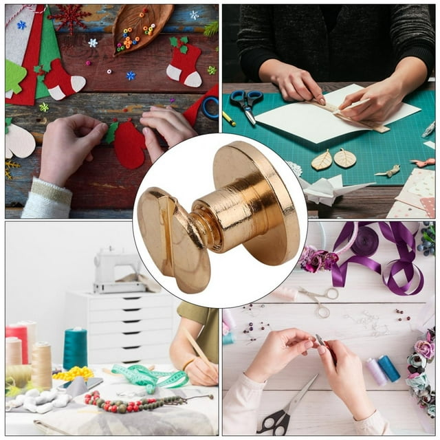 Remache de tornillo, juego de 20 remaches de latón para cinturón, remache de unión, diseño exquisito