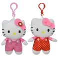 thumbnail image 1 of Tiradores de cremallera de felpa U.P.D., Inc. Hello Kitty de 13 cm, juego de 2, 1 of 1