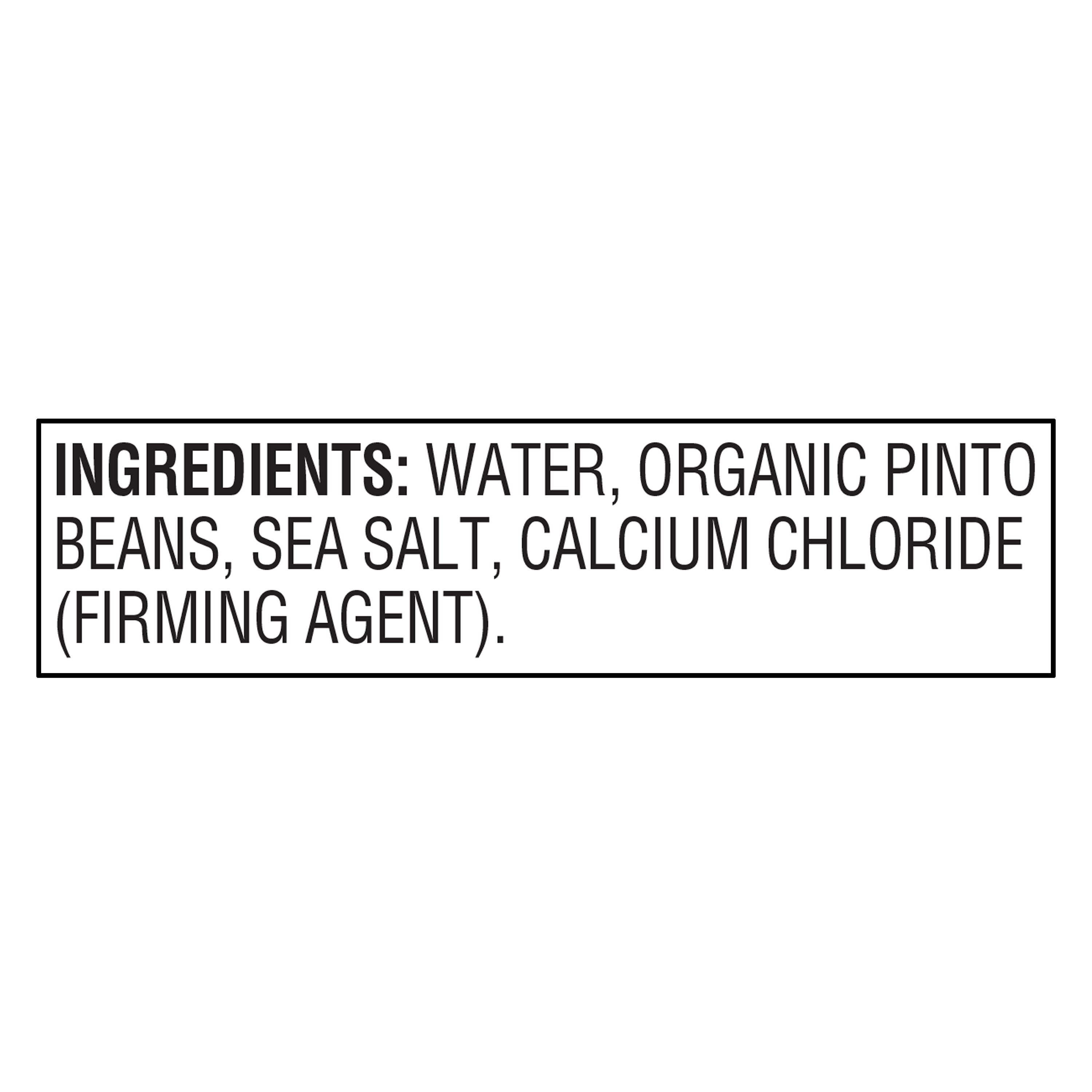 (6 pack) Great Value Organic Pinto Beans, Canned, 15 oz