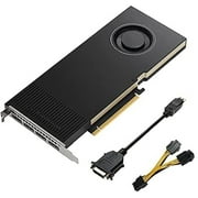 PNY NVIDIA RTX A4000 Graphics Card - 16 GB GDDR6 - 256 Bit bus width - PCI Express 4.0 x16 - DisplayPort - Bulk Version (accessories included with full )