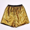 thumbnail image 5 of uikmnh Mens Shorts Reversible Sequin Casual Shorts Streetwear Fashion Loose Fit Comfortable Breathable Lightweight Summer Outdoor Daily Wear Size:L, 5 of 5